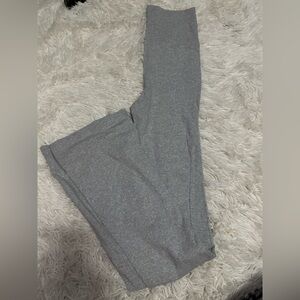 xxs fold over flare legging gray